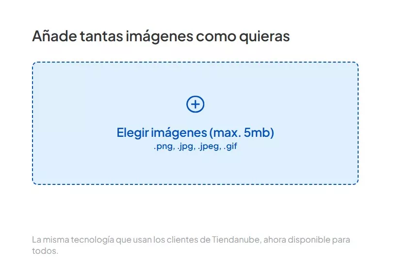 Paso 1 para comprimir imágenes.