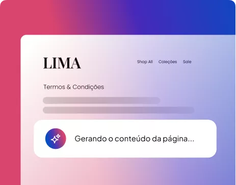 Descrições personalizadas com IA