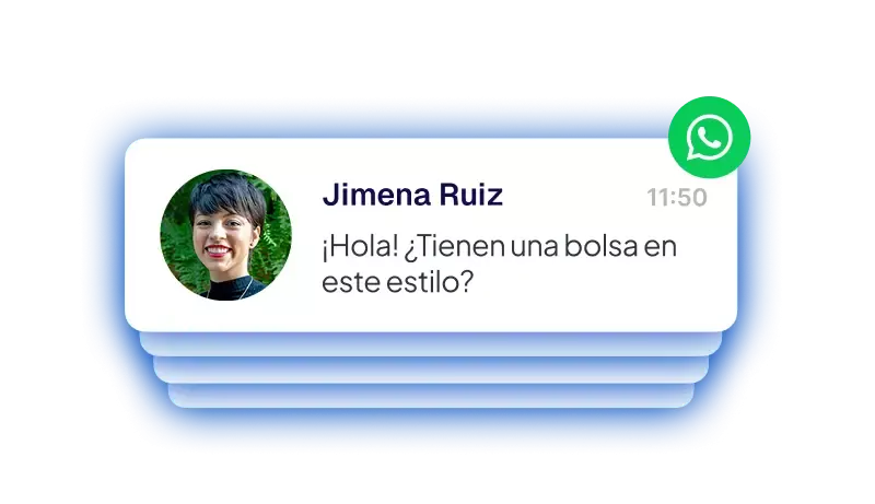 Del mensaje a la venta, por WhatsApp