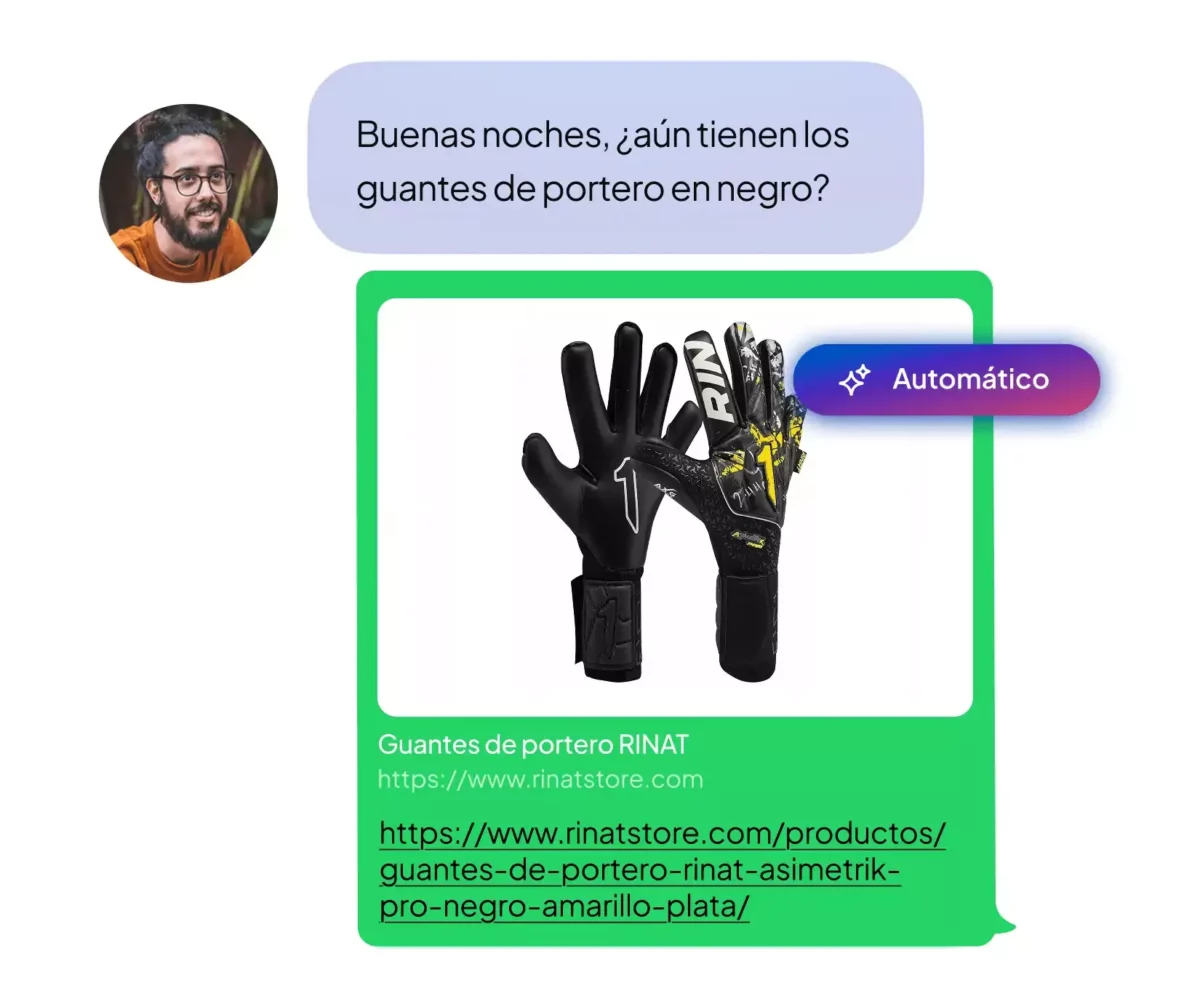 Chat Nube se conecta en tiempo real con el catálogo, los pagos, los envíos y las promociones de tu tienda