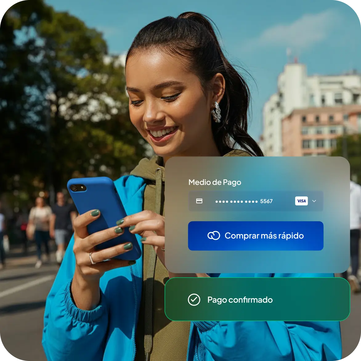 Pantalla de Envío Nube con saldo disponible y estado de rastreo de envío