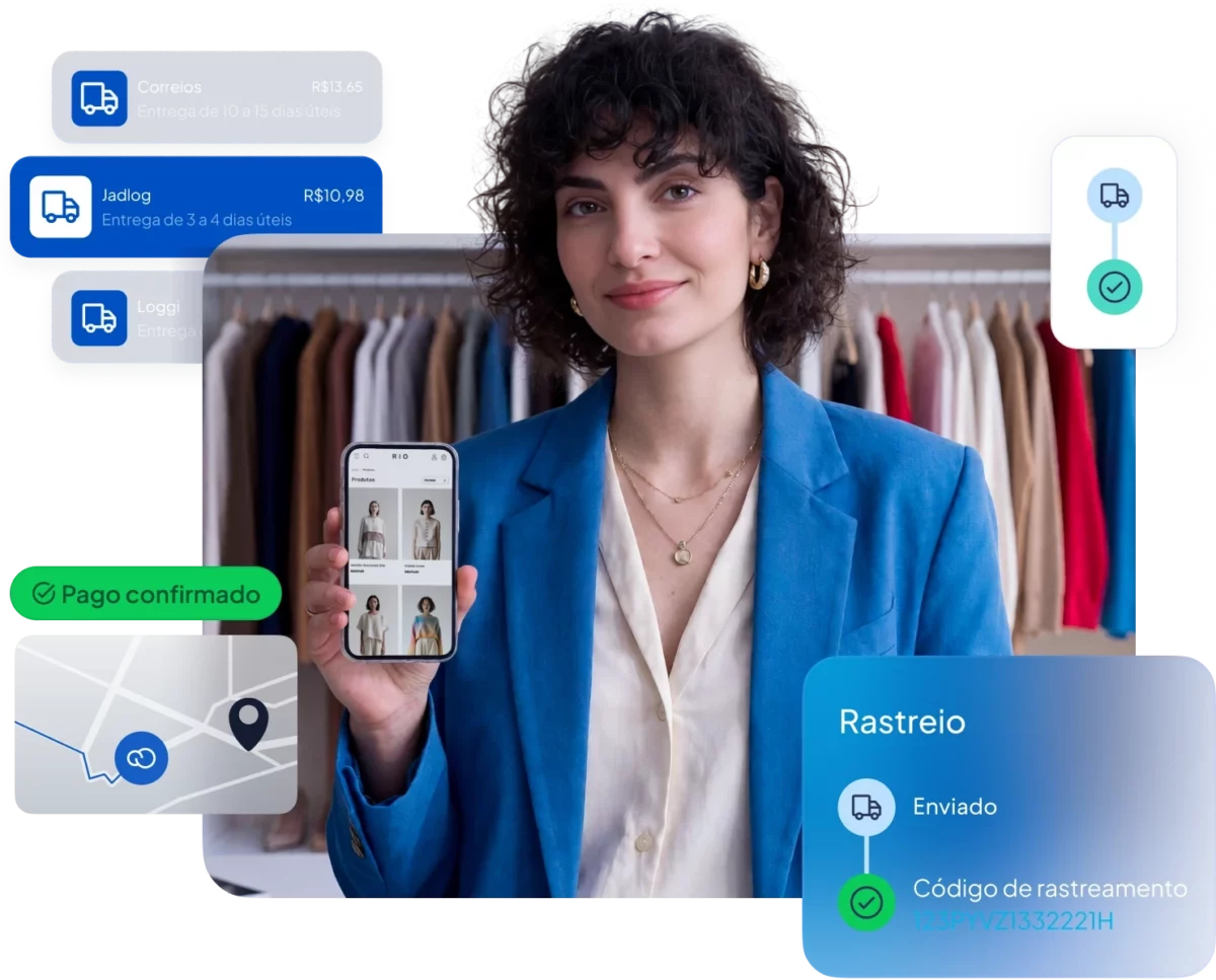 Tela de vendas com opção de imprimir etiqueta Nuvem Envio destacada