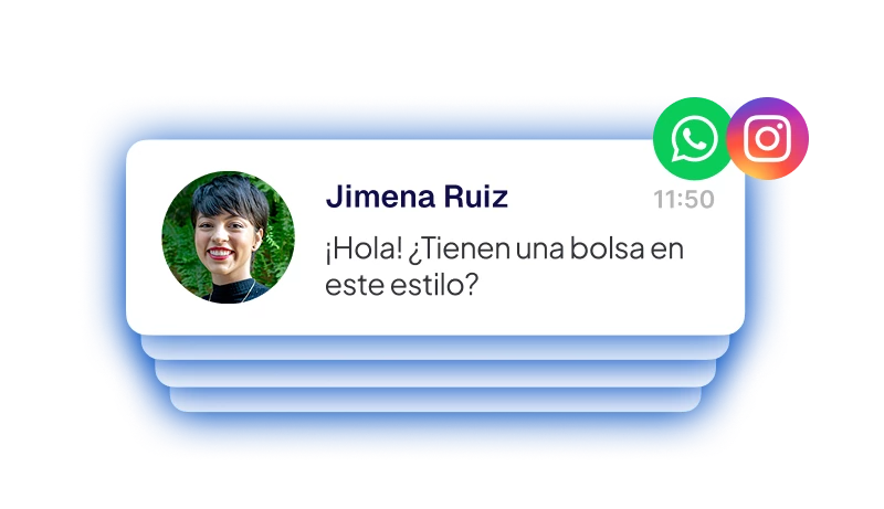 Del mensaje a la venta, por WhatsApp e Instagram