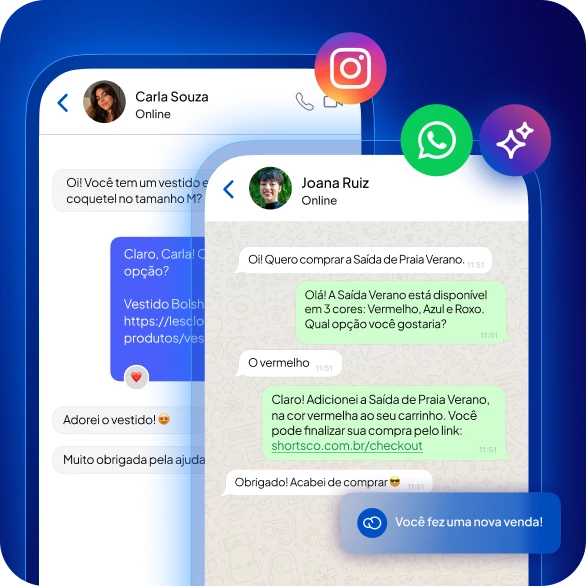 Imagem do Nuvem Chat para WhatsApp e Instagram